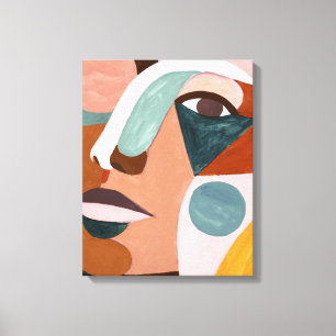 Lienzo Geo Half Face
