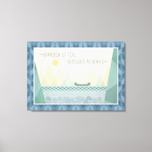 Lienzo Geo I al aire libre | Despertar A Menudo, Me Pregu (Anverso)