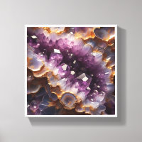 Geoda de Amatista Púrpura de Lujo - Cristal con Bo
