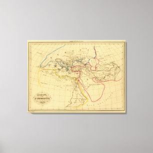 Lienzo Geografía de Herodotus