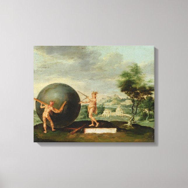 Lienzo Geometría (Anverso)