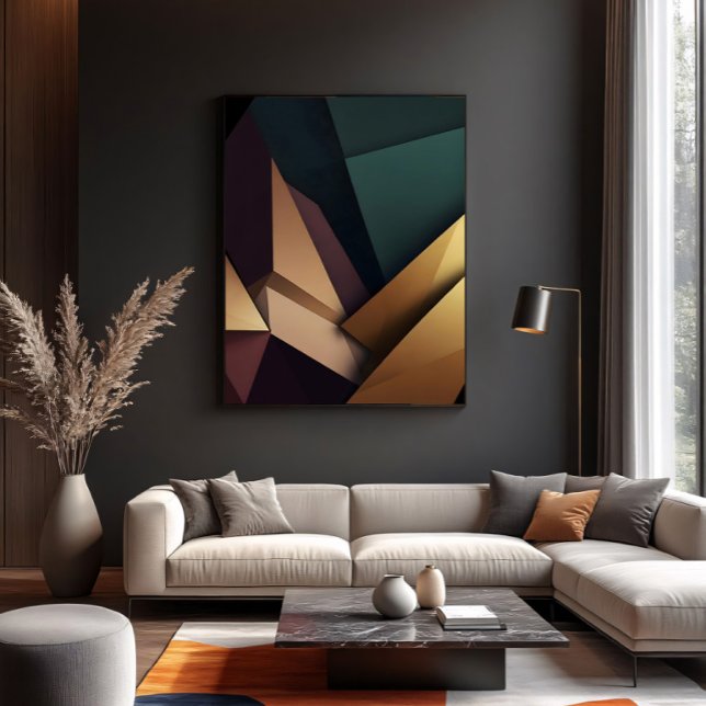 Lienzo Geometría Abstracta Profunda (Subido por el creador)
