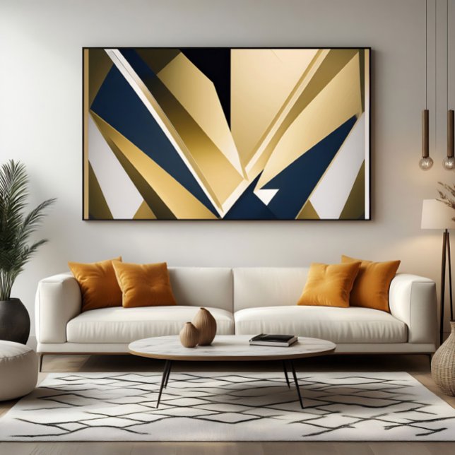 Lienzo Geometría Corporativa Premium (Subido por el creador)
