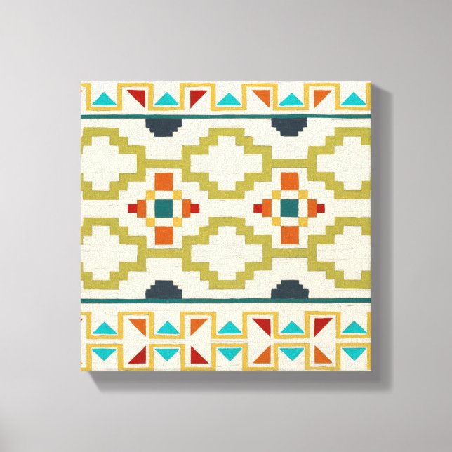 Lienzo Geometría del Suroeste I (Anverso)