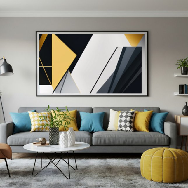 Lienzo Geometría Diagonal Premium (Subido por el creador)