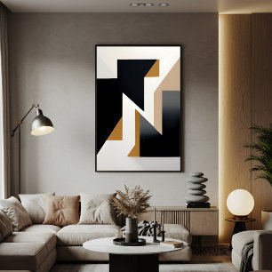 Lienzo Geometría Interconectada