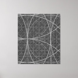 Lienzo Geometría sagrada Círculos Flor de vida