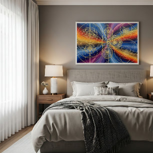 Lienzo Geometría Sagrada Cósmica