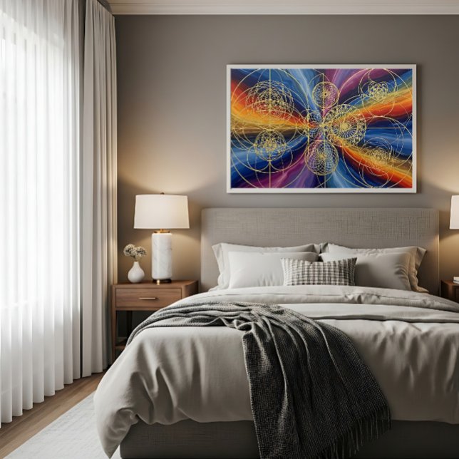 Lienzo Geometría Sagrada Cósmica (Subido por el creador)