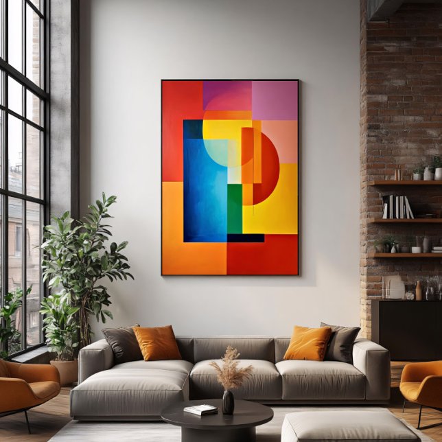 Lienzo Geometría Vibrante (Subido por el creador)