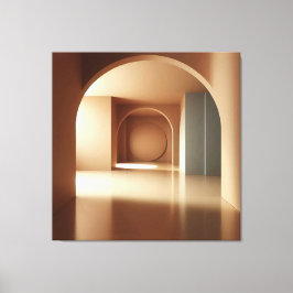 Lienzo Geometric Arch Interior