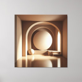 Lienzo Geometric Calm – Minimalist Architecture