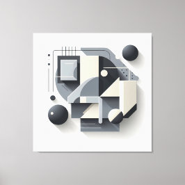 Lienzo Geometric Depth Structure