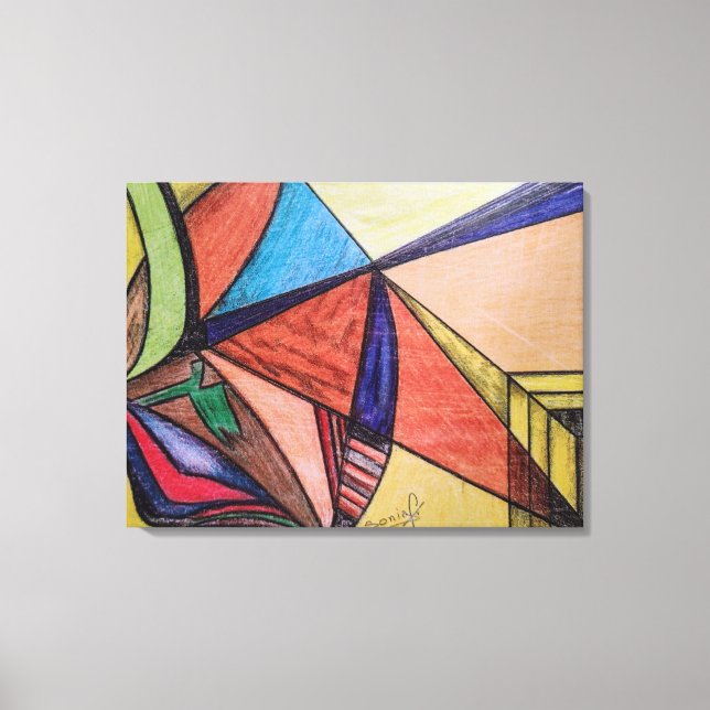 Lienzo Geometric Design 21 (Anverso)