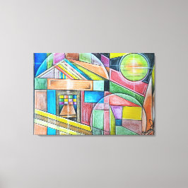 Lienzo Geometric Design 25