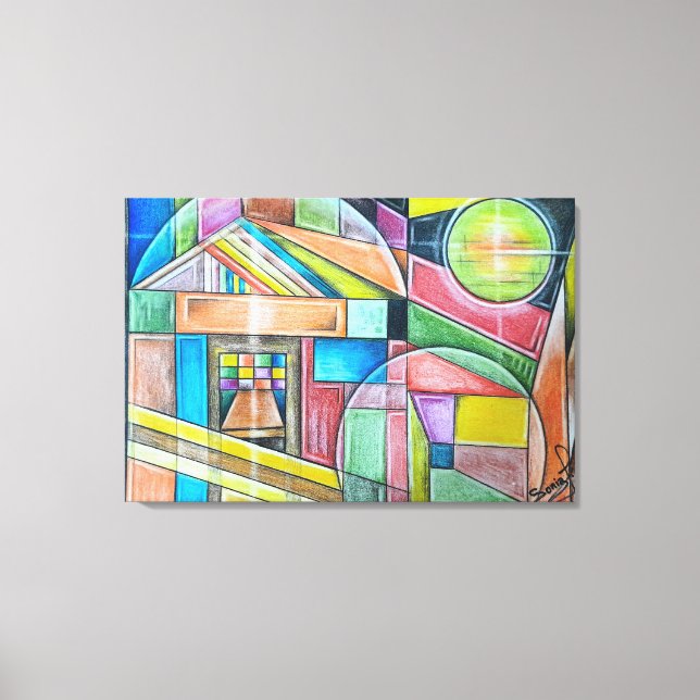 Lienzo Geometric Design 25 (Anverso)