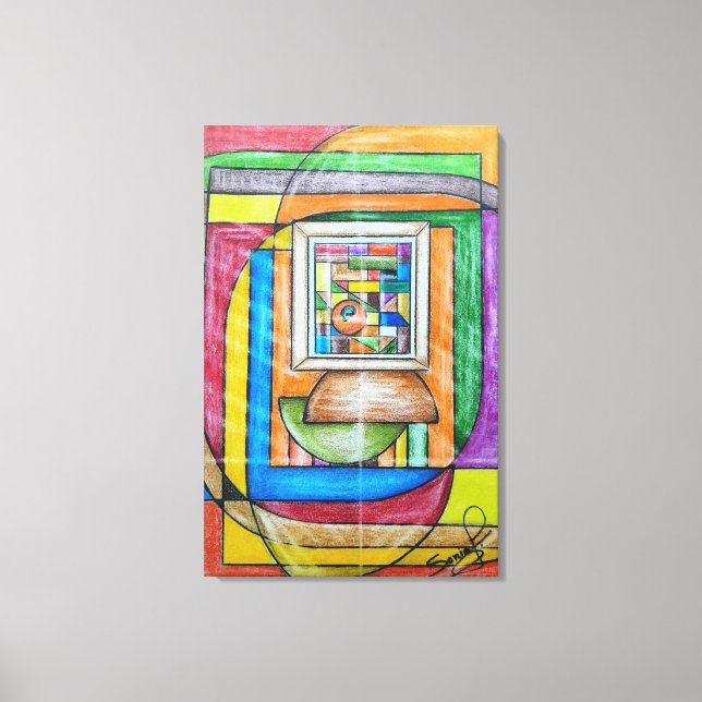 Lienzo Geometric Design 26 (Anverso)