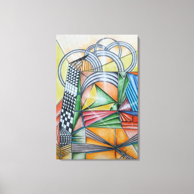 Lienzo Geometric Design 27 (Anverso)