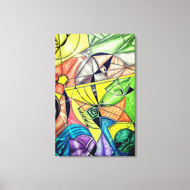 Lienzo Geometric Design 29 (Anverso)