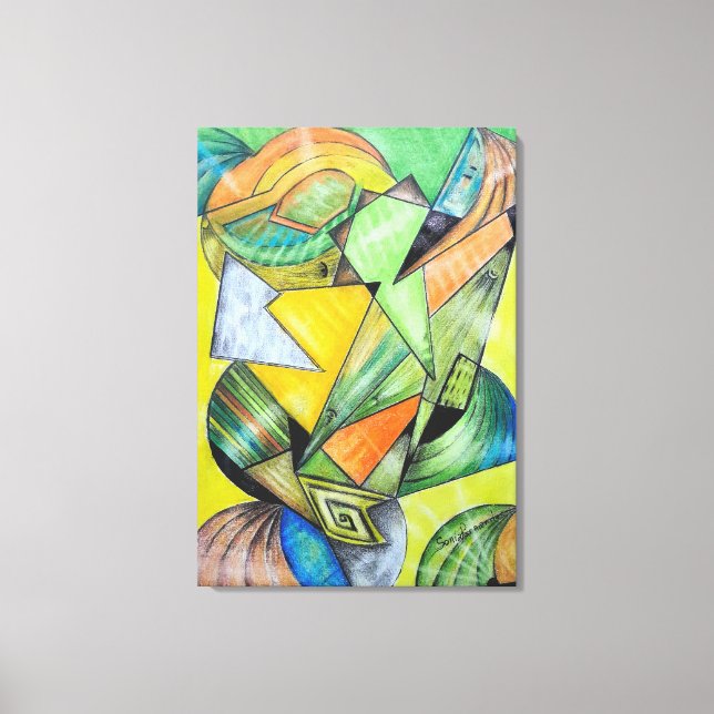 Lienzo Geometric Design 33 (Anverso)