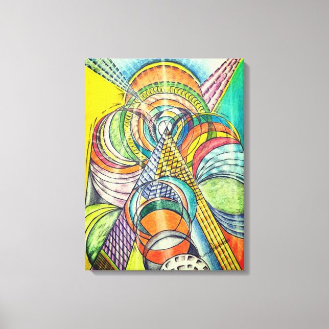 Lienzo Geometric Design 34 (Anverso)