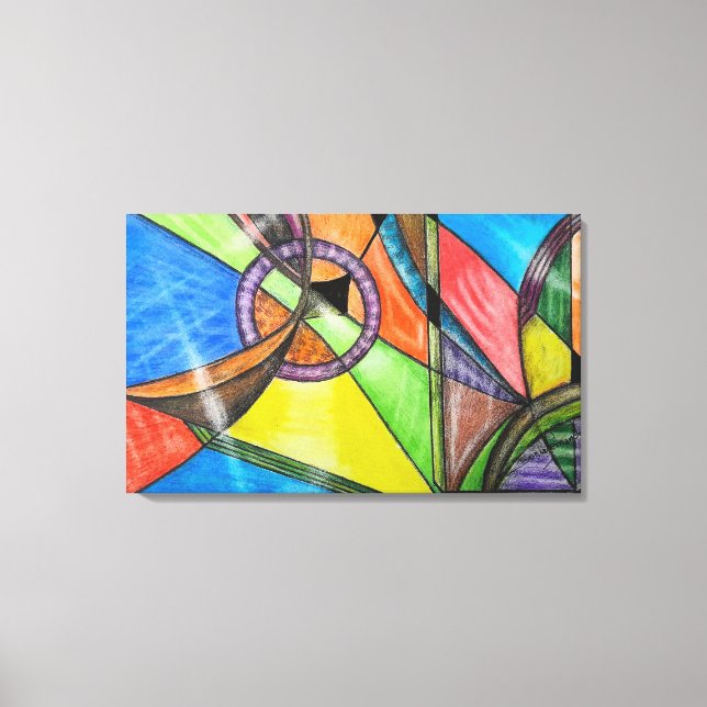 Lienzo Geometric Design 36 (Anverso)