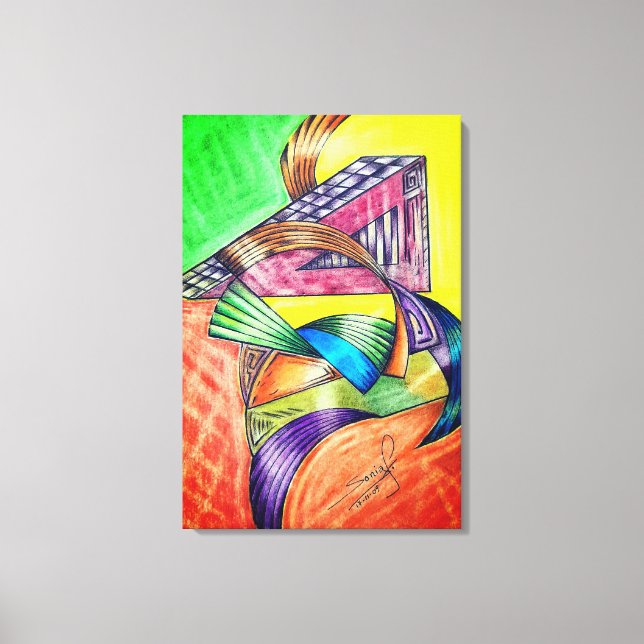 Lienzo Geometric Design 41 (Anverso)