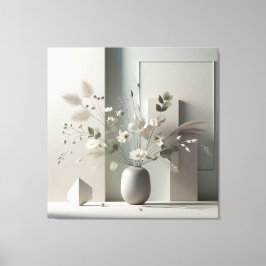 Lienzo Geometric Floral Still Life