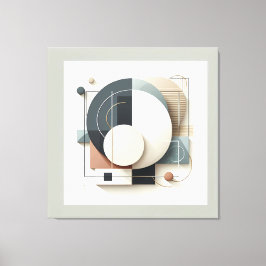 Lienzo Geometric Layered Harmony