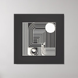 Lienzo Geometric Orbit Lines