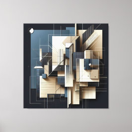 Lienzo Geometric Spatial Framework