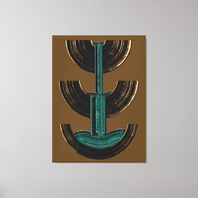 Lienzo Geometric Vertical Abstract Composition (Anverso)