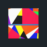 Lienzo Geométrico abstracto colorido de Avryl Fleur<br><div class="desc">Este patrón diseñado a mano se ha transferido perfectamente a cualquier objeto que se pueda pensar para expresar una apariencia divertida,  de moda,  audaz,  vintage con cualquier atuendo o en cualquier artículo de cualquier habitación.</div>
