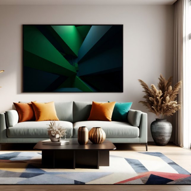 Lienzo Geométrico abstracto futurista (Subido por el creador)