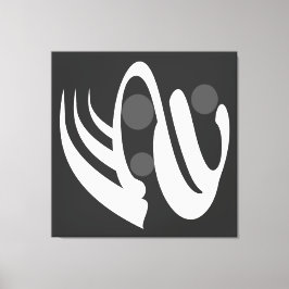 Lienzo geométrico abstracto moderno