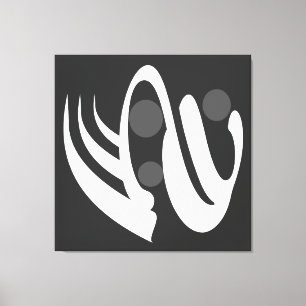 Lienzo geométrico abstracto moderno