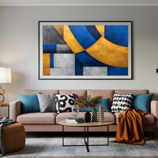 Lienzo Geométrico Industrial (Subido por el creador)