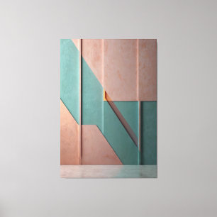 Lienzo geométrico minimalista Modo abstracto de