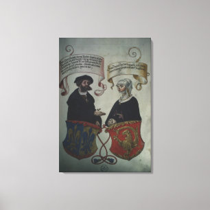 Lienzo Georg Fugger su esposa Regina Imhoff, 'Geheim