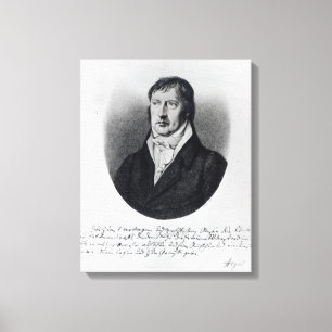 Lienzo Georg Wilhelm Friedrich Hegel