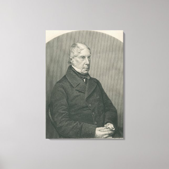 Lienzo George Hamilton-Gordon, cuarto Conde de Aberdeen (Anverso)