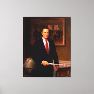 Lienzo GEORGE HERBERT WALKER BUSH de Herberto Abrams