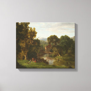 Lienzo George Inness - El viejo molino
