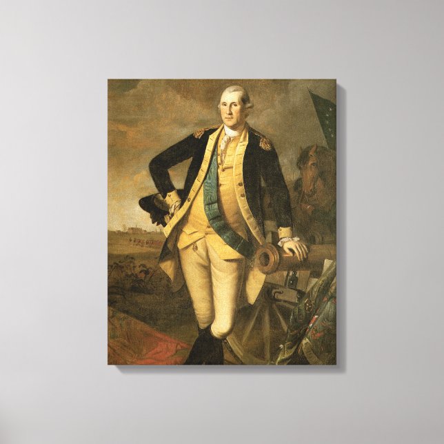 Lienzo George Washington en Princeton, 1779 (Anverso)