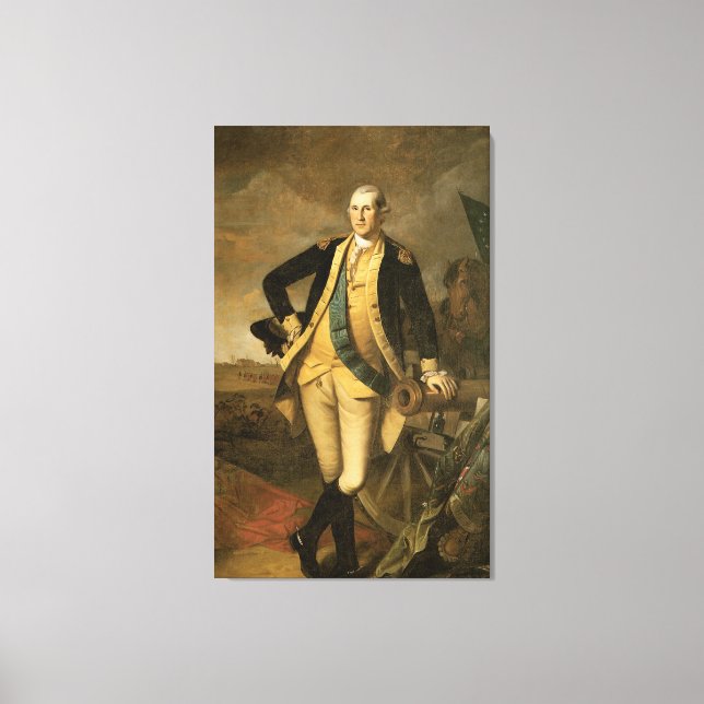 Lienzo George Washington en Princeton, 1779 (Anverso)