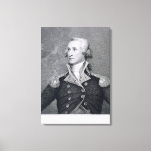 Lienzo George Washington, grabado por Asher Brown Durand