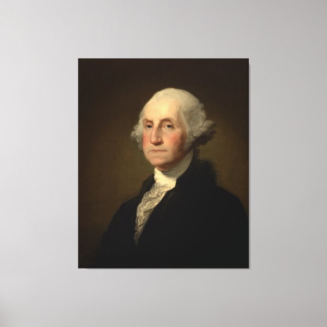 Lienzo George Washington Primer presidente norteamericano (Anverso)