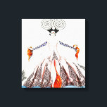 Lienzo Georges Barbier Art Deco Fashion<br><div class="desc">Envoltura de tela Art Deco de moda. Ilustracion Art Decó de 1921. El artista francés Georges Barbier fue uno de los más famosos ilustradores de arte deco de los años 20, y pasó la mayor parte de su carrera ilustrando a señoras elegantes y parejas románticas. Este trabajo representa a una...</div>