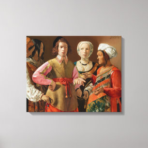 Lienzo Georges de la Tour - La adivina
