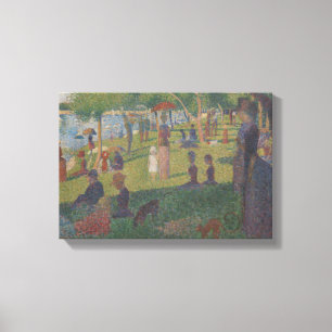 Lienzo Georges Pierre Seurat Estudio de un domingo en L
